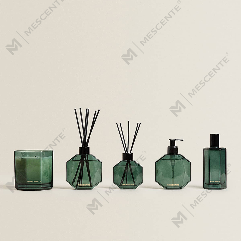 M&Scent カスタム工場プライベートラベルガラス瓶天然大豆ワックスの香りのキャンドル