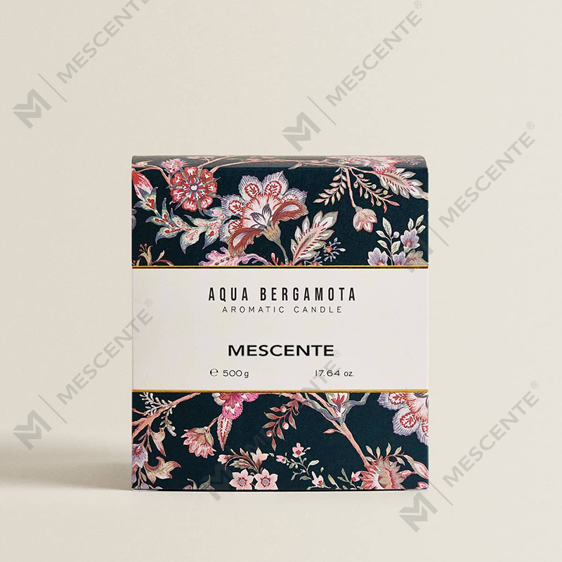 M&Scent カスタム工場プライベートラベルガラス瓶天然大豆ワックスの香りのキャンドル