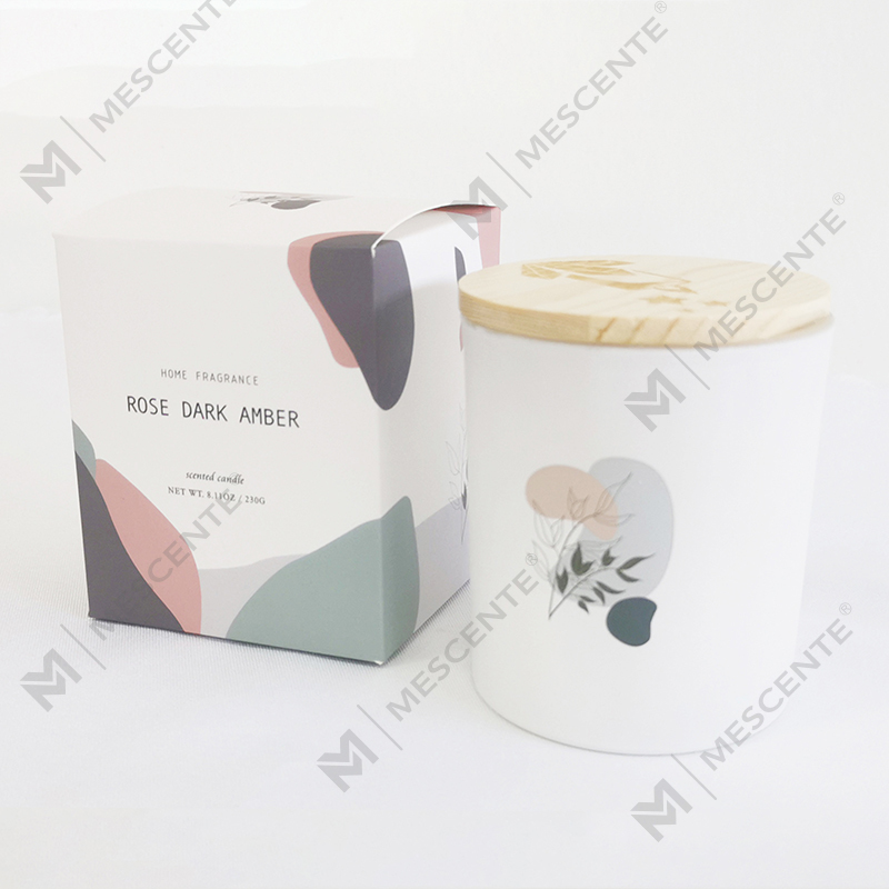 M&Scent 複数の高品質 100% 天然アロマの香りのソイキャンドル、蓋付きガラス瓶入り