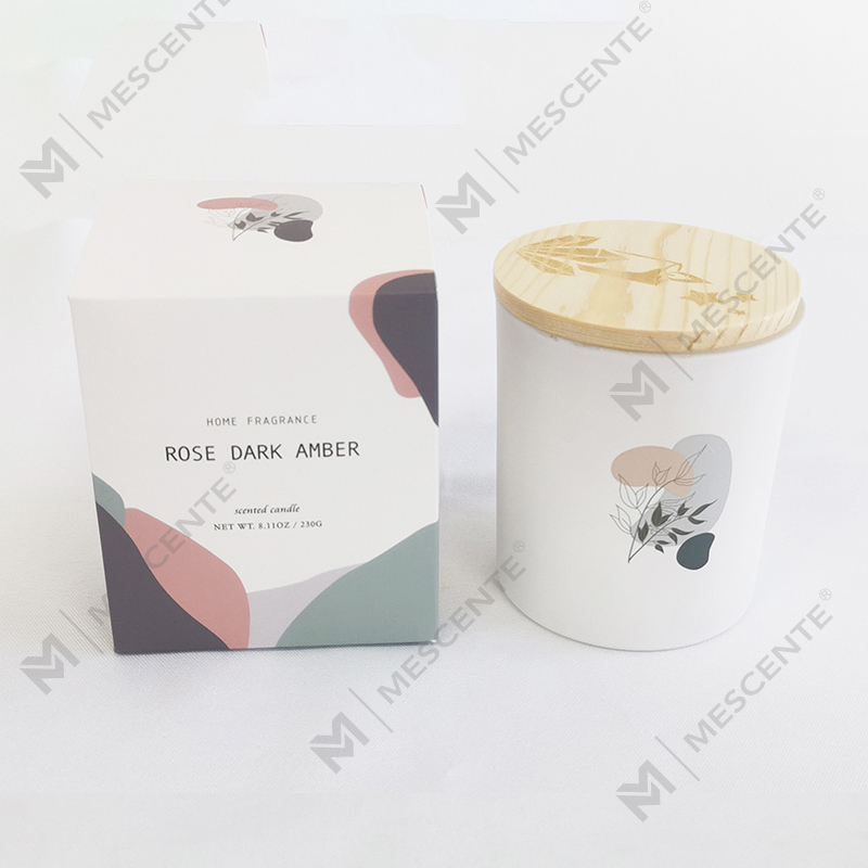 M&Scent 複数の高品質 100% 天然アロマの香りのソイキャンドル、蓋付きガラス瓶入り