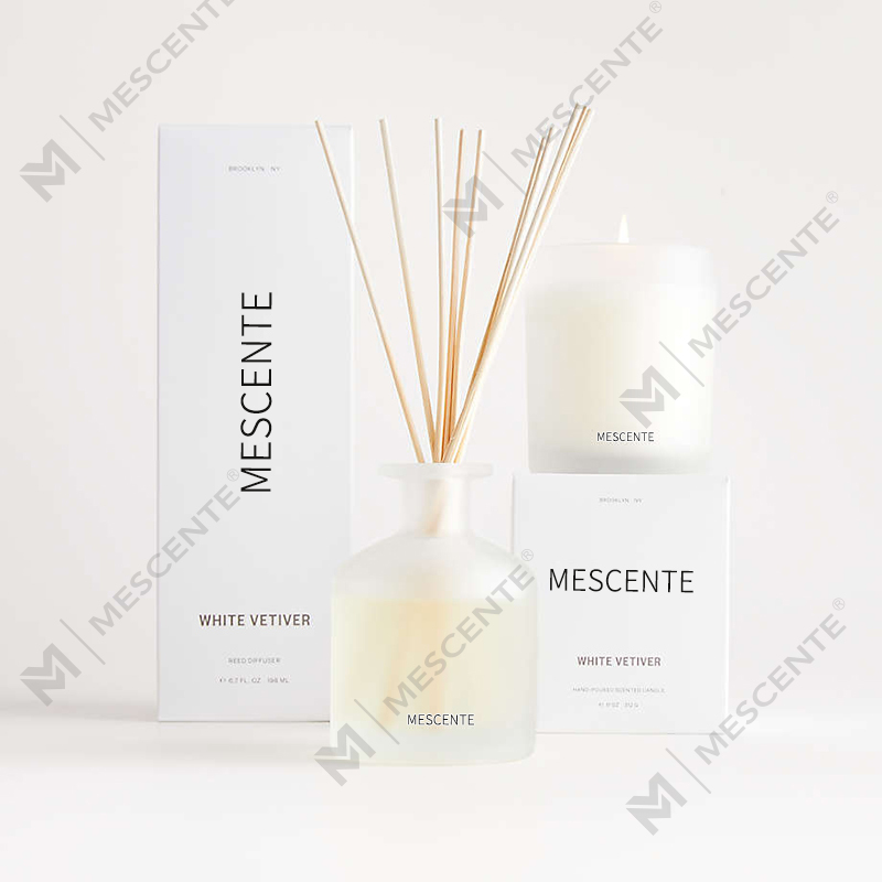 M&Scent 卸売高級プライベート ラベル ソイワックスの香りのキャンドル ボックス付き