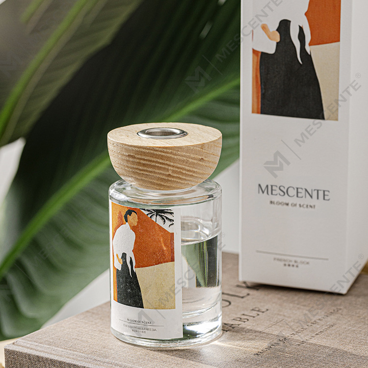 M&Scent 卸売プライベート ラベル ガラス ボトル スティック リード ディフューザー セット ストッパー付き
