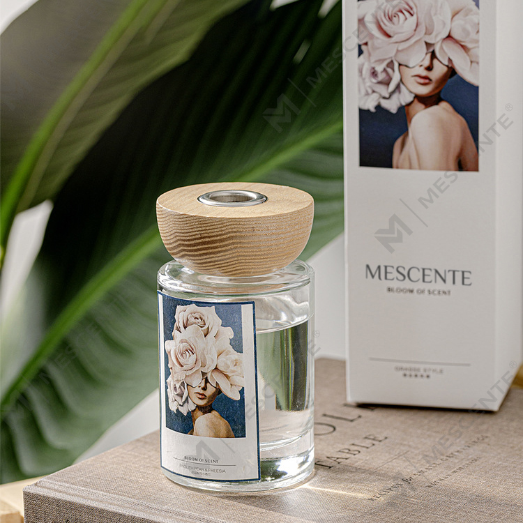 M&Scent 卸売プライベート ラベル ガラス ボトル スティック リード ディフューザー セット ストッパー付き