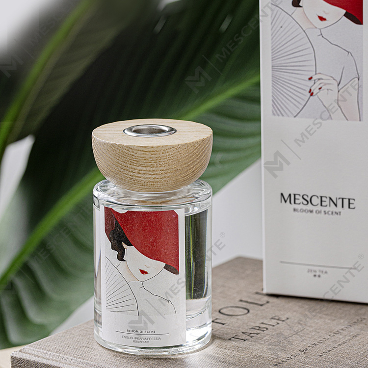 M&Scent 卸売プライベート ラベル ガラス ボトル スティック リード ディフューザー セット ストッパー付き