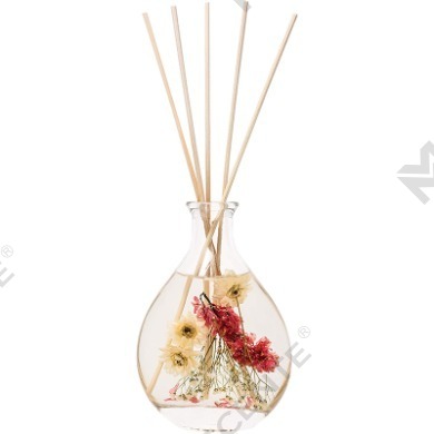 M&Scent 卸売高級プライベート ラベル ガラス ボトル籐スティック リード ディフューザー セット ストッパー付き