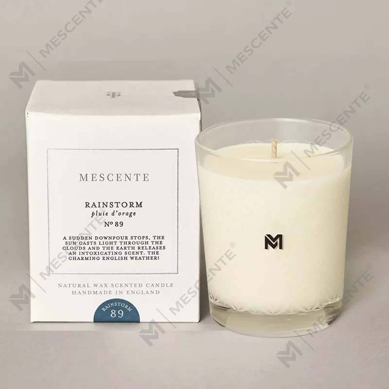 M&Scent 卸売新しい高級カスタムプライベートラベルクリスマスクリスタルジャーケルゼン香りソイキャンドル蓋付き