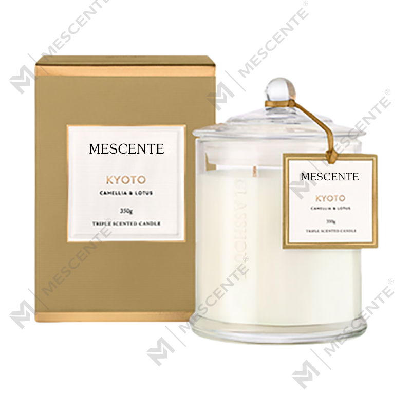 M&Scent 卸売高級カスタムプライベートラベルクリスマスドーム型ジャー香り付きソイキャンドル蓋付き